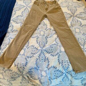JCrew Crewcuts Boys' tan stretch corduroy pant – Sz 14
